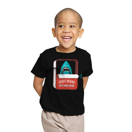 Tinned Shark - Youth T-Shirts RIPT Apparel X-small / Black