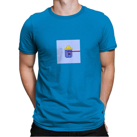 Tiny Trashcan 1031 - Mens Premium T-Shirts RIPT Apparel Small / Turqouise
