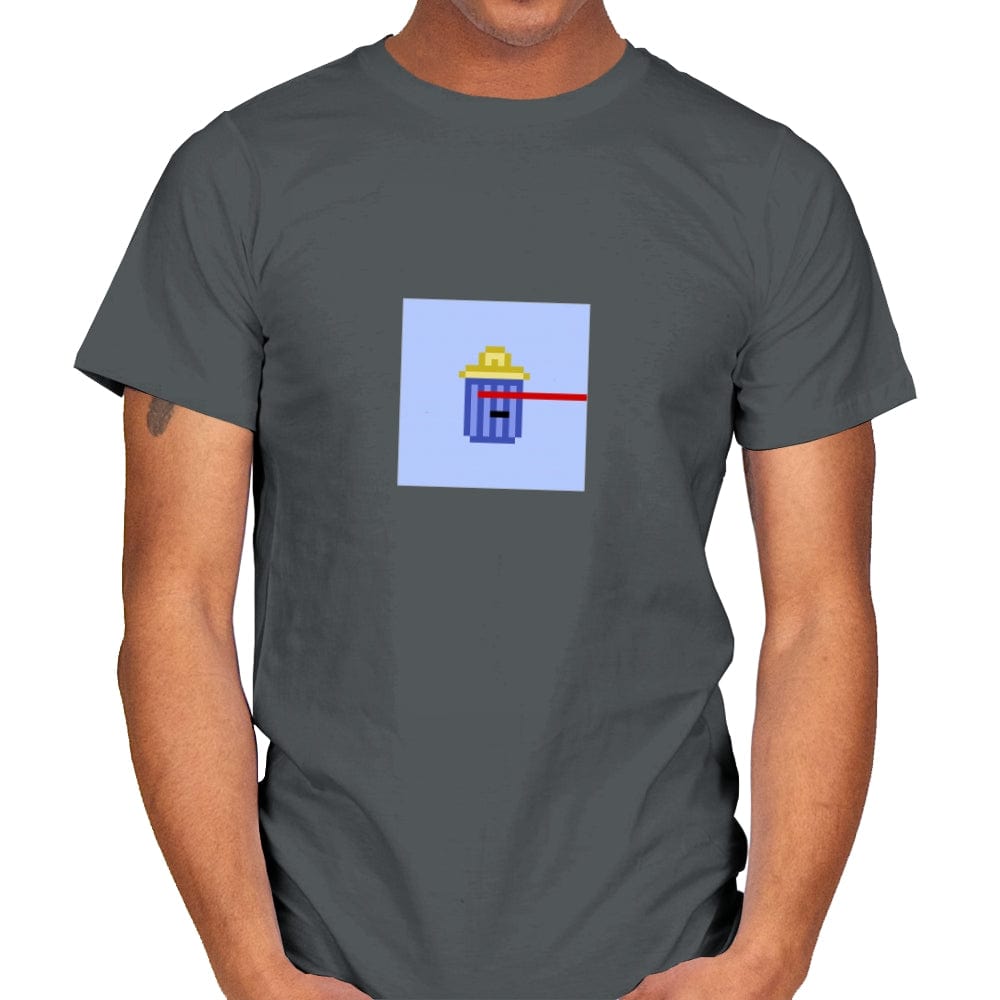 Tiny Trashcan 1031 - Mens T-Shirts RIPT Apparel Small / Charcoal