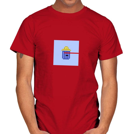 Tiny Trashcan 1031 - Mens T-Shirts RIPT Apparel Small / Red