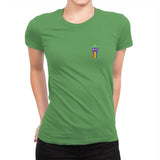 Tiny Trashcan #17 - Womens Premium T-Shirts RIPT Apparel Small / Kelly