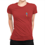 Tiny Trashcan #17 - Womens Premium T-Shirts RIPT Apparel Small / Red