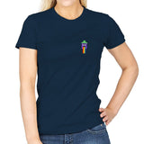 Tiny Trashcan #17 - Womens T-Shirts RIPT Apparel Small / Navy