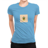 Tiny Trashcan 2703 - Womens Premium T-Shirts RIPT Apparel Small / Turquoise