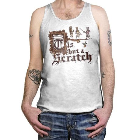 Tis But a Scratch - Tanktop Tanktop RIPT Apparel X-Small / White