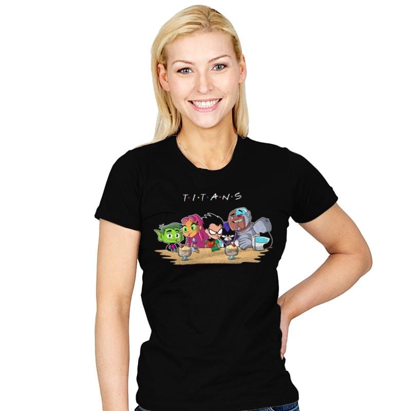 Titan Friends - Womens T-Shirts RIPT Apparel