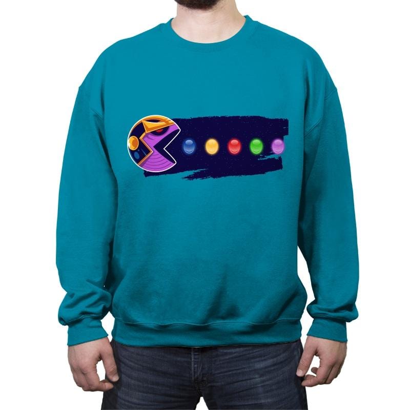 Titan-man - Crew Neck Sweatshirt Crew Neck Sweatshirt RIPT Apparel Small / Antique Sapphire