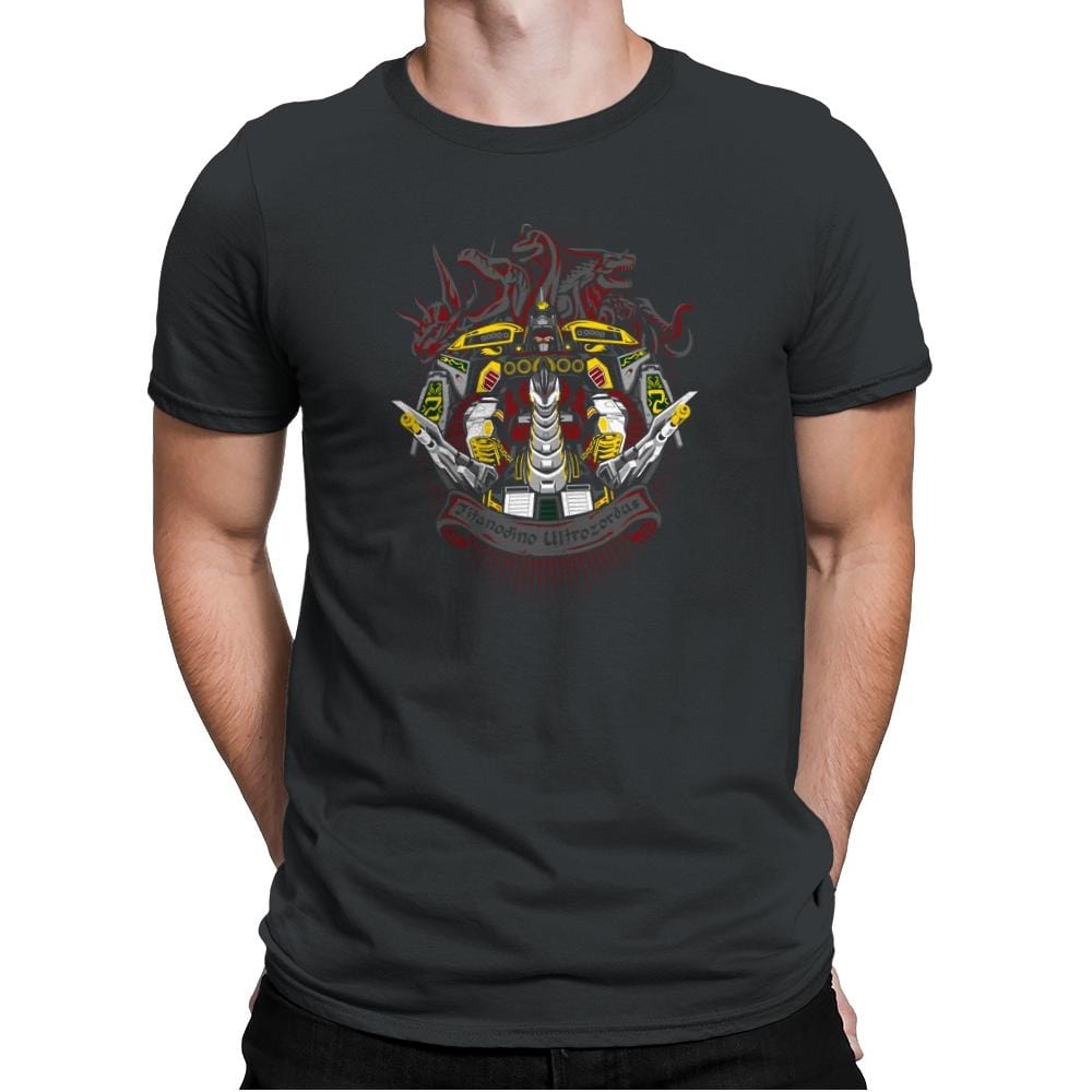 Titanodino Ultrozordus - Zordwarts - Mens Premium T-Shirts RIPT Apparel Small / Heavy Metal