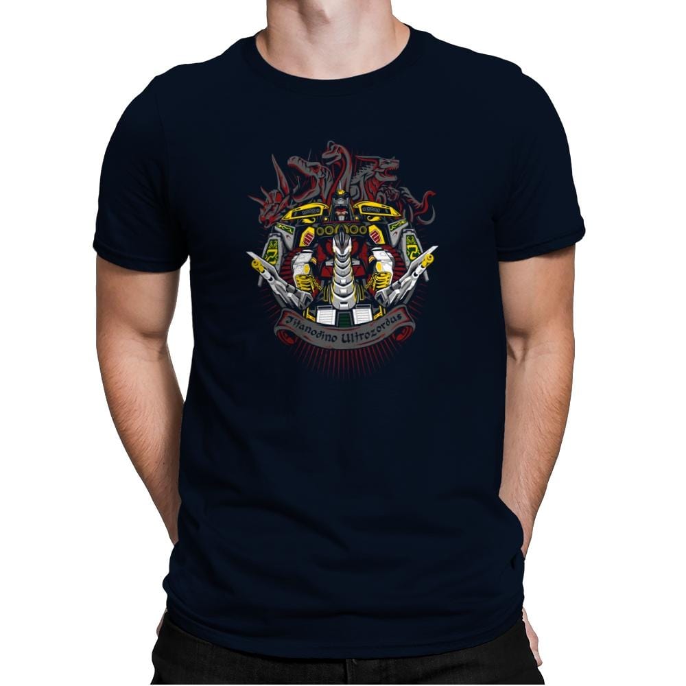 Titanodino Ultrozordus - Zordwarts - Mens Premium T-Shirts RIPT Apparel Small / Midnight Navy