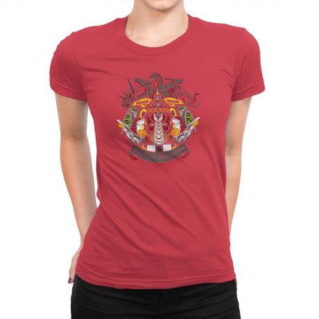 Titanodino Ultrozordus - Zordwarts - Womens Premium T-Shirts RIPT Apparel Small / Red