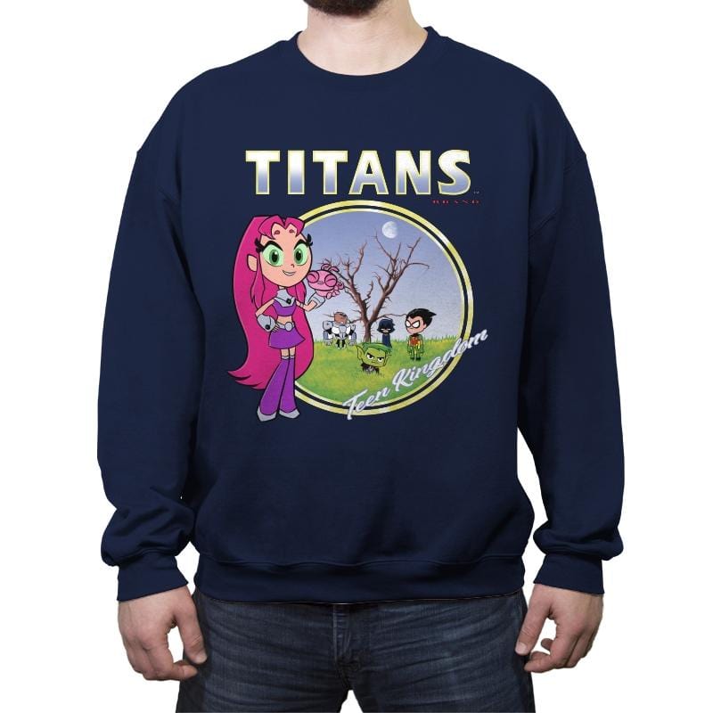 TITANS - Crew Neck Sweatshirt Crew Neck Sweatshirt RIPT Apparel Small / Navy