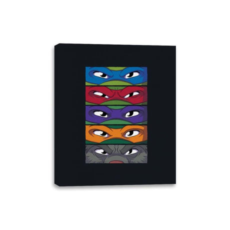 TMNT Eyes - Canvas Wraps Canvas Wraps RIPT Apparel 8x10 / Black