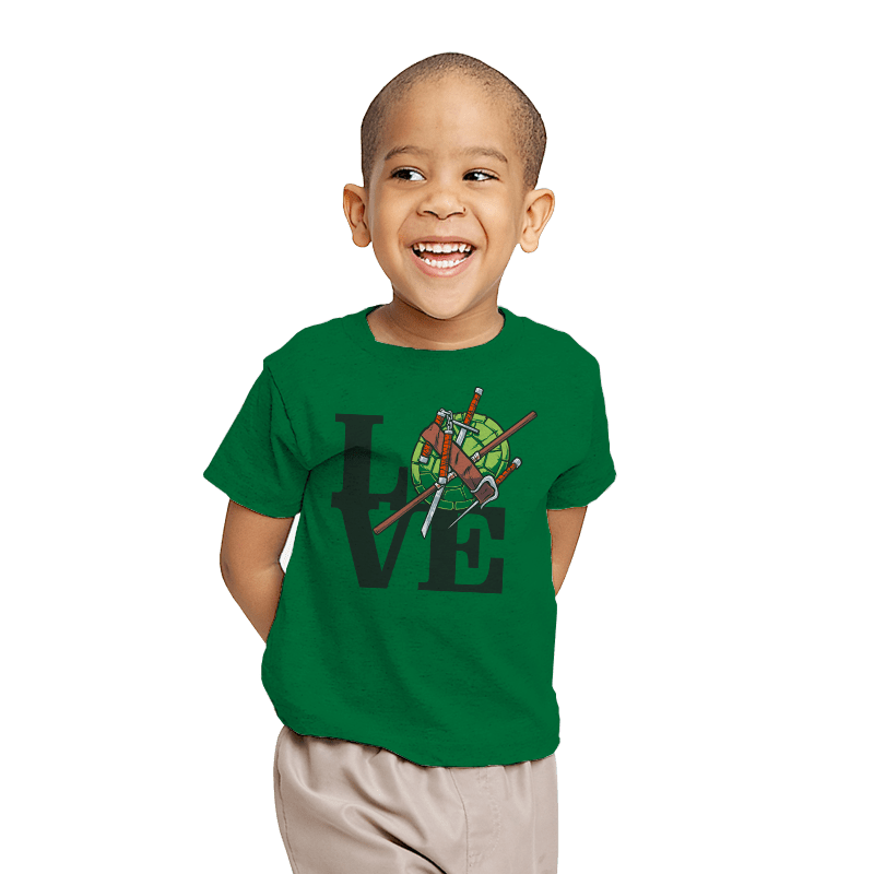 TMNT Love - Youth T-Shirts RIPT Apparel
