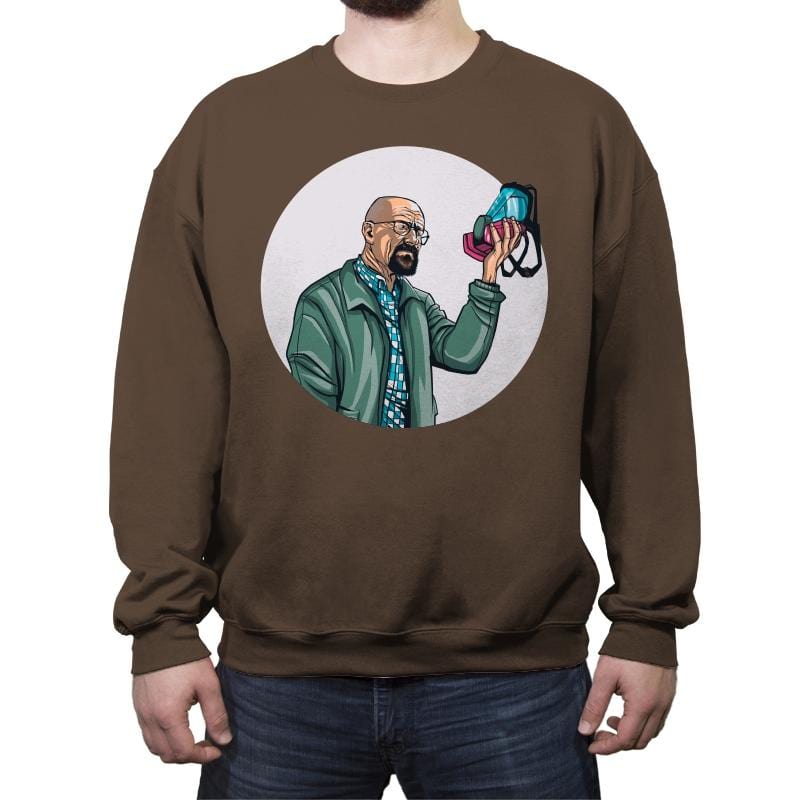 To Be (The Danger) Or Not To Be - Crew Neck Sweatshirt Crew Neck Sweatshirt RIPT Apparel Small / Dark Chocolate