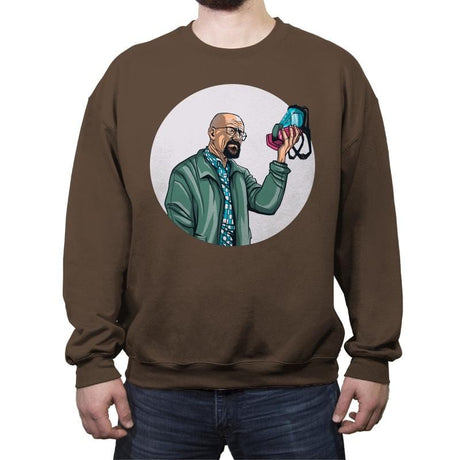 To Be (The Danger) Or Not To Be - Crew Neck Sweatshirt Crew Neck Sweatshirt RIPT Apparel Small / Dark Chocolate