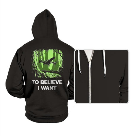 To Believe I Want - Hoodies Hoodies RIPT Apparel Small / Black