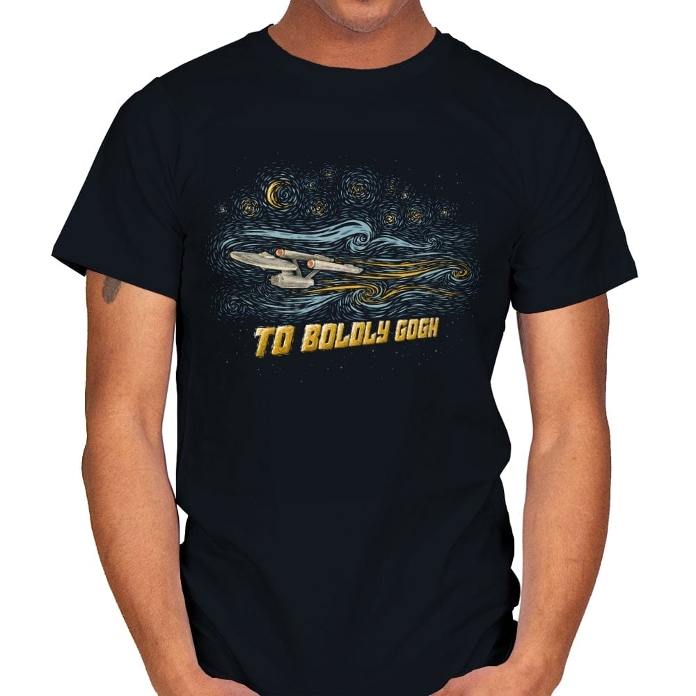 To Boldly Gogh - Mens T-Shirts RIPT Apparel Small / Black