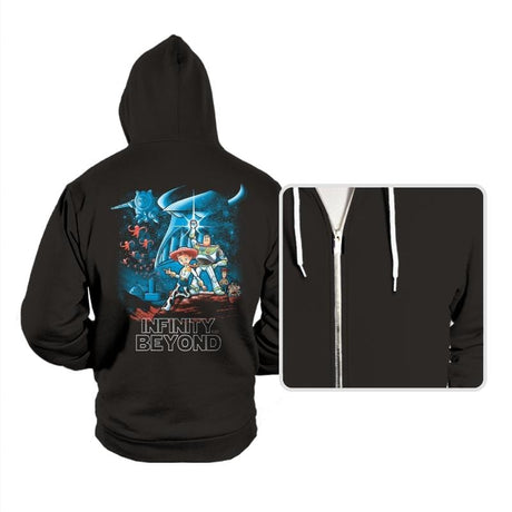 To Infinity and Beyond - Hoodies Hoodies RIPT Apparel Small / Black