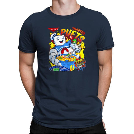 Toasted Puffs Exclusive - Mens Premium T-Shirts RIPT Apparel Small / Midnight Navy