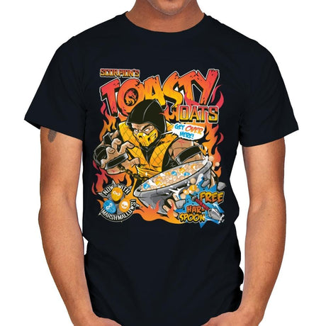 Toasty Oats - Anytime - Mens T-Shirts RIPT Apparel Small / Black