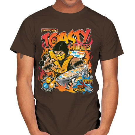 Toasty Oats - Anytime - Mens T-Shirts RIPT Apparel Small / Dark Chocolate