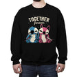 Together Forever - Crew Neck Sweatshirt Crew Neck Sweatshirt RIPT Apparel Small / Black