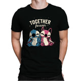 Together Forever - Mens Premium T-Shirts RIPT Apparel Small / Black