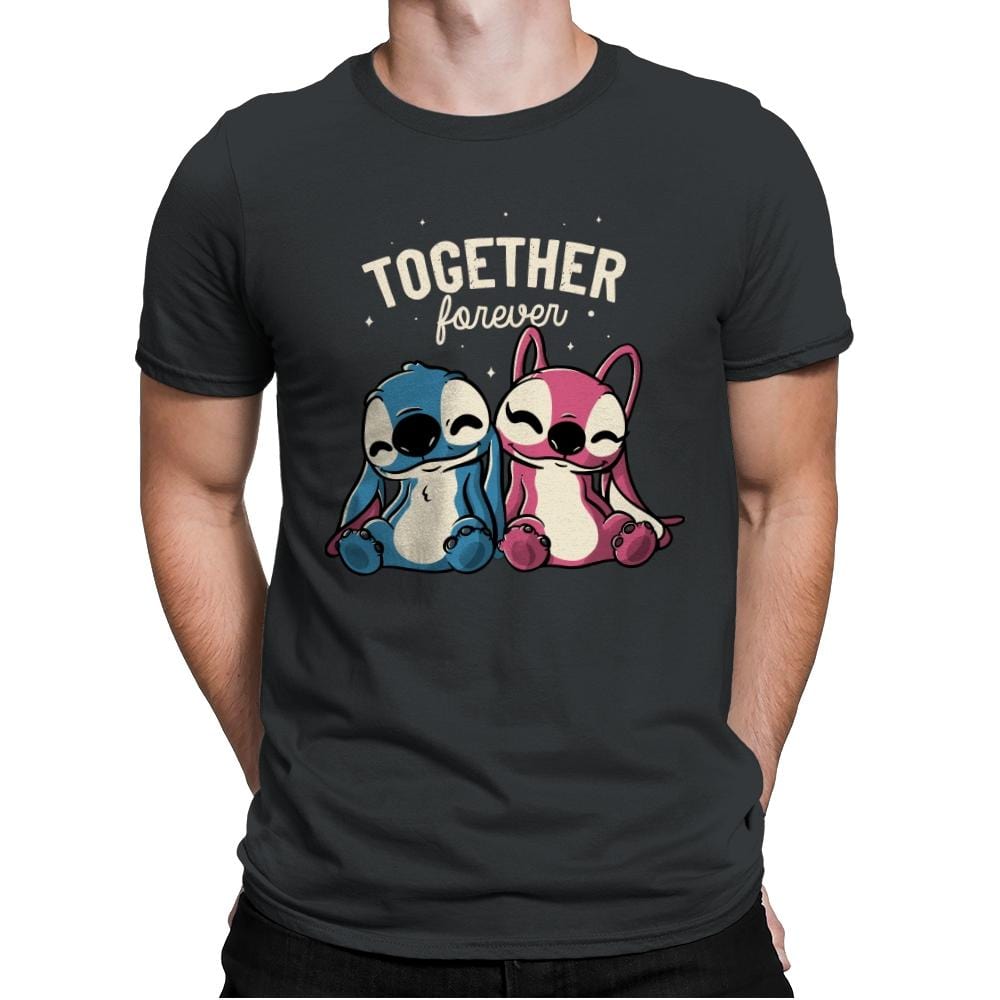 Together Forever - Mens Premium T-Shirts RIPT Apparel Small / Heavy Metal