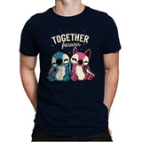 Together Forever - Mens Premium T-Shirts RIPT Apparel Small / Midnight Navy