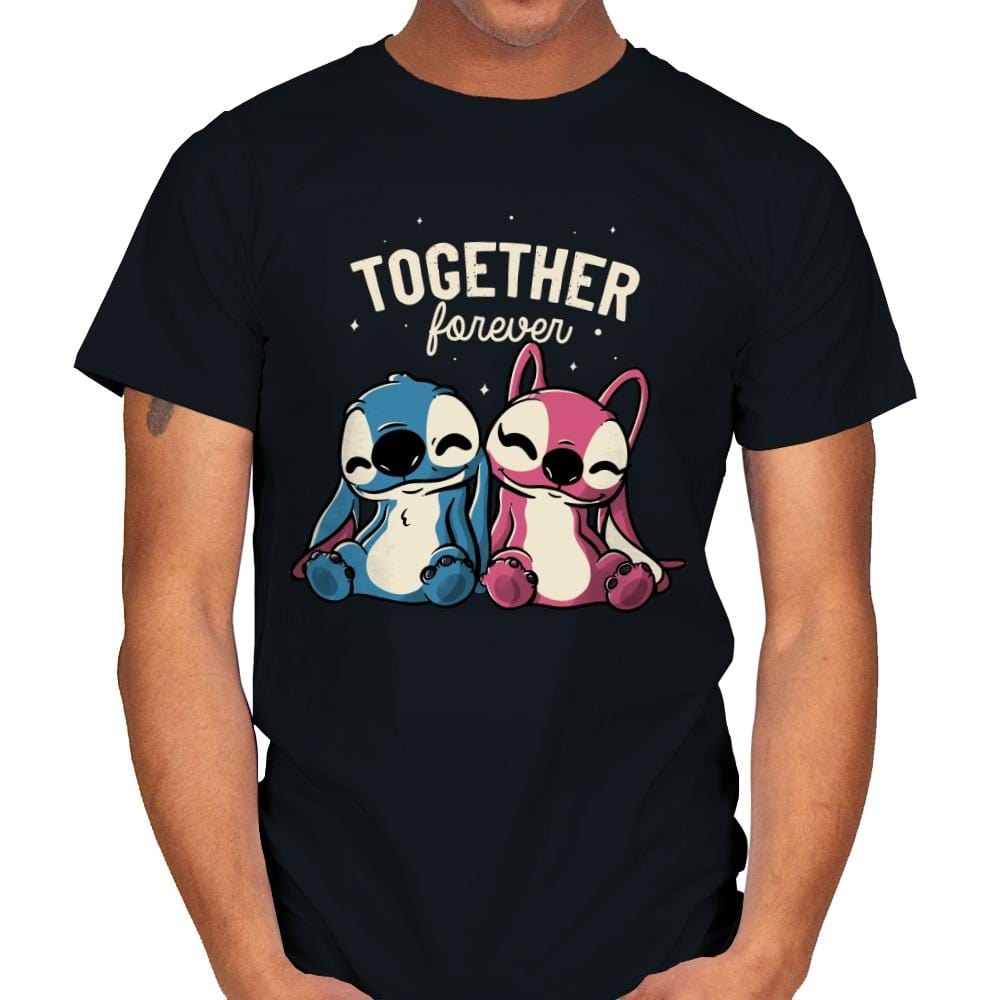 Together Forever - Mens T-Shirts RIPT Apparel Small / Black