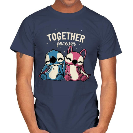 Together Forever - Mens T-Shirts RIPT Apparel Small / Navy