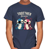 Together Forever - Mens T-Shirts RIPT Apparel Small / Navy