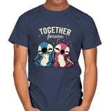 Together Forever - Mens T-Shirts RIPT Apparel Small / Navy