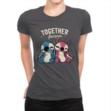 Together Forever - Womens Premium T-Shirts RIPT Apparel Small / Heavy Metal