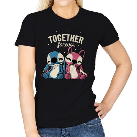 Together Forever - Womens T-Shirts RIPT Apparel Small / Black