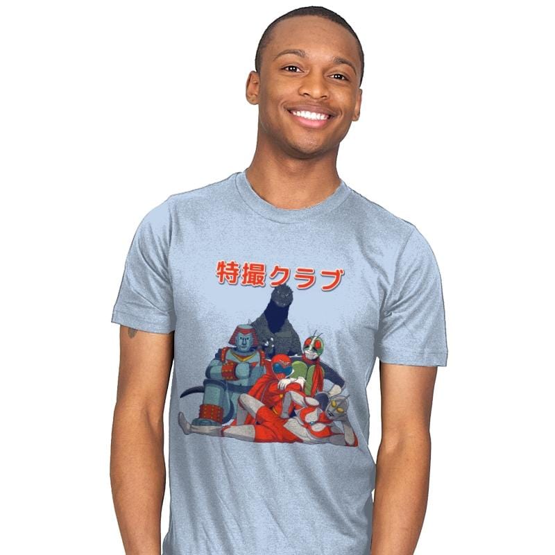 Tokusatsu Club - Mens T-Shirts RIPT Apparel Small / Baby Blue