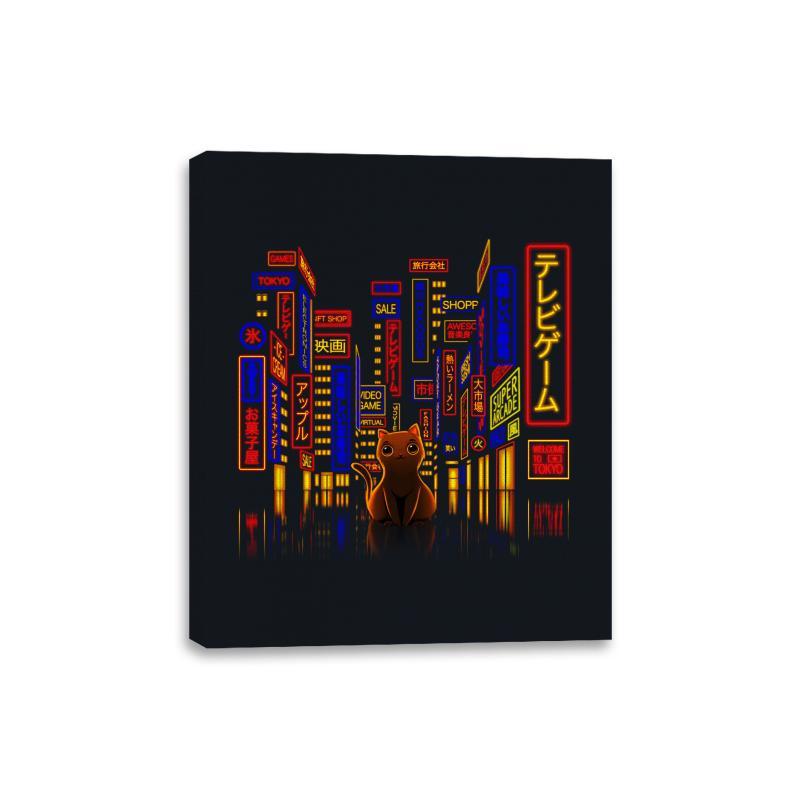 Tokyo Adventure - Canvas Wraps Canvas Wraps RIPT Apparel 8x10 / Black