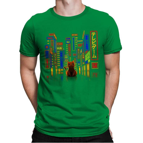 Tokyo Adventure - Mens Premium T-Shirts RIPT Apparel Small / Kelly