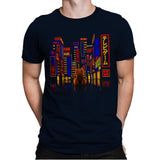 Tokyo Adventure - Mens Premium T-Shirts RIPT Apparel Small / Midnight Navy