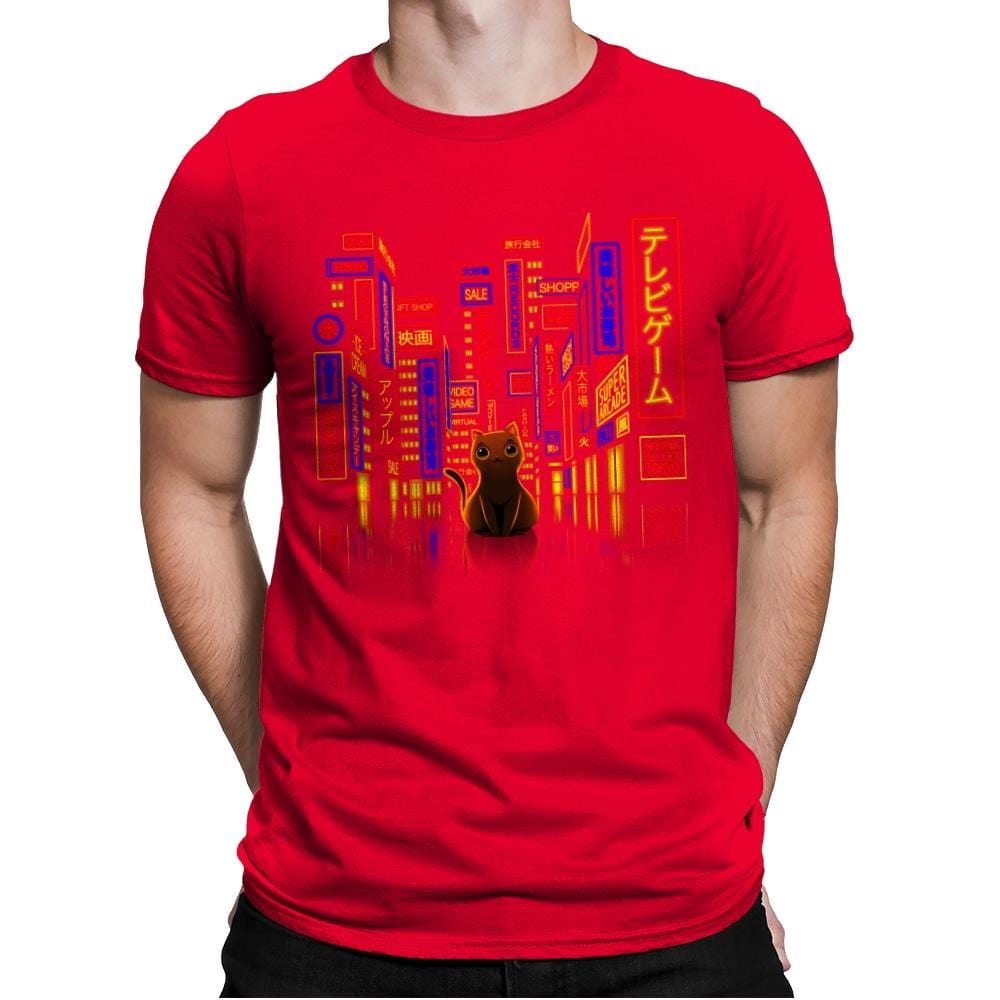 Tokyo Adventure - Mens Premium T-Shirts RIPT Apparel Small / Red