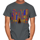 Tokyo Adventure - Mens T-Shirts RIPT Apparel Small / Charcoal