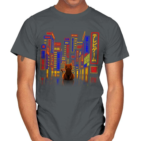 Tokyo Adventure - Mens T-Shirts RIPT Apparel Small / Charcoal