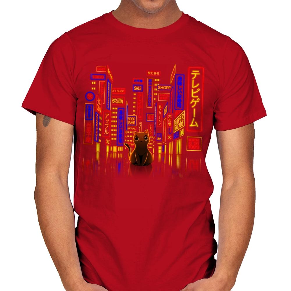 Tokyo Adventure - Mens T-Shirts RIPT Apparel Small / Red
