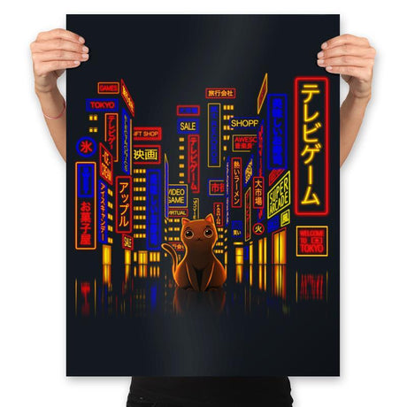 Tokyo Adventure - Prints Posters RIPT Apparel 18x24 / Black