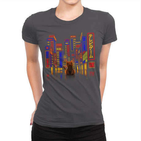 Tokyo Adventure - Womens Premium T-Shirts RIPT Apparel Small / Heavy Metal