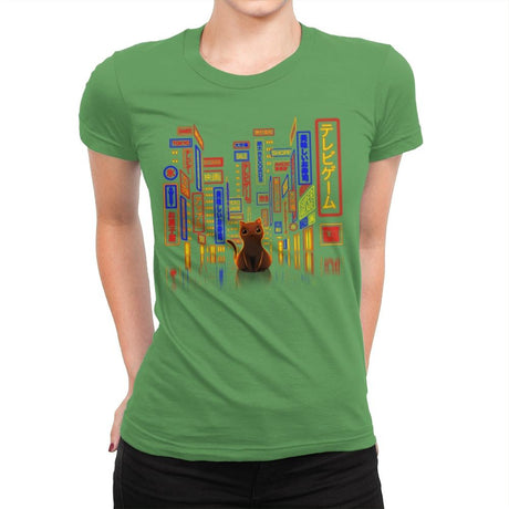 Tokyo Adventure - Womens Premium T-Shirts RIPT Apparel Small / Kelly