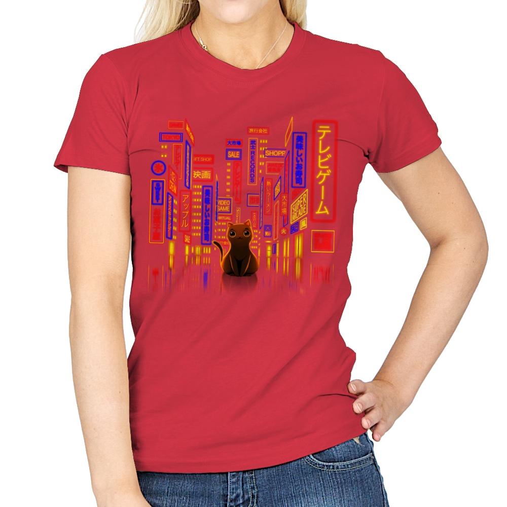 Tokyo Adventure - Womens T-Shirts RIPT Apparel Small / Red