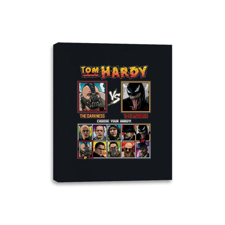 Tom Hardy Fighter - Canvas Wraps Canvas Wraps RIPT Apparel 8x10 / Black