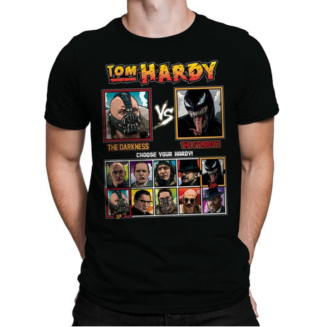 Tom Hardy Fighter - Mens Premium T-Shirts RIPT Apparel Small / Black