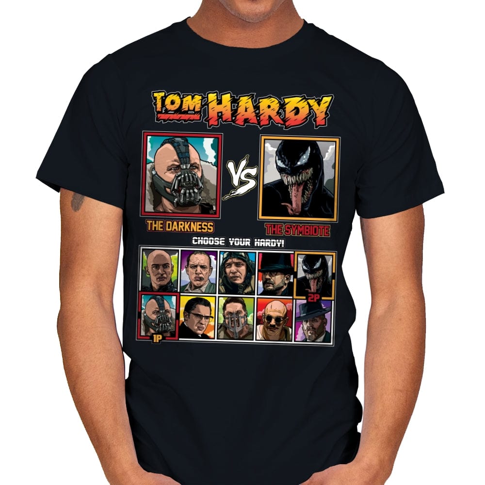 Tom Hardy Fighter - Mens T-Shirts RIPT Apparel Small / Black